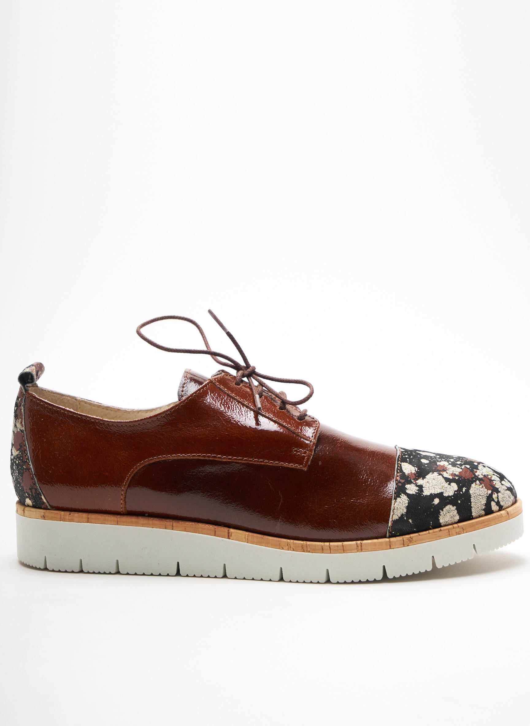 Brodequins Derby Femme couleur marron