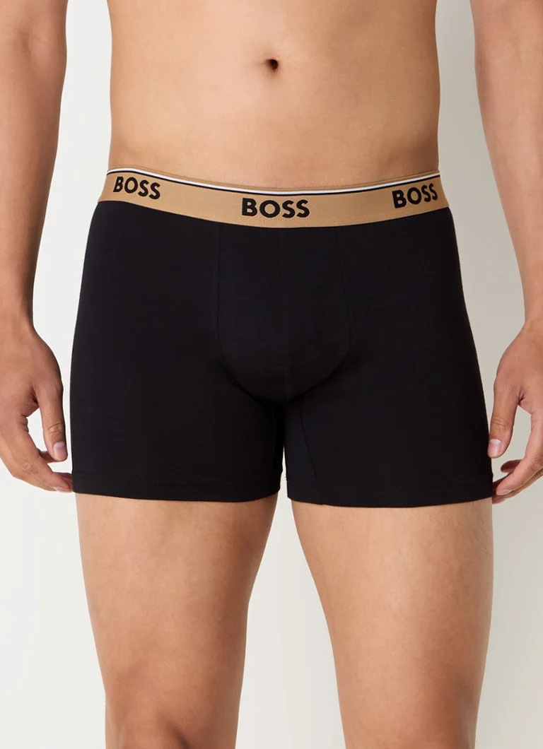 Lot de 3 boxers HUGO BOSS Power avec bande logotée