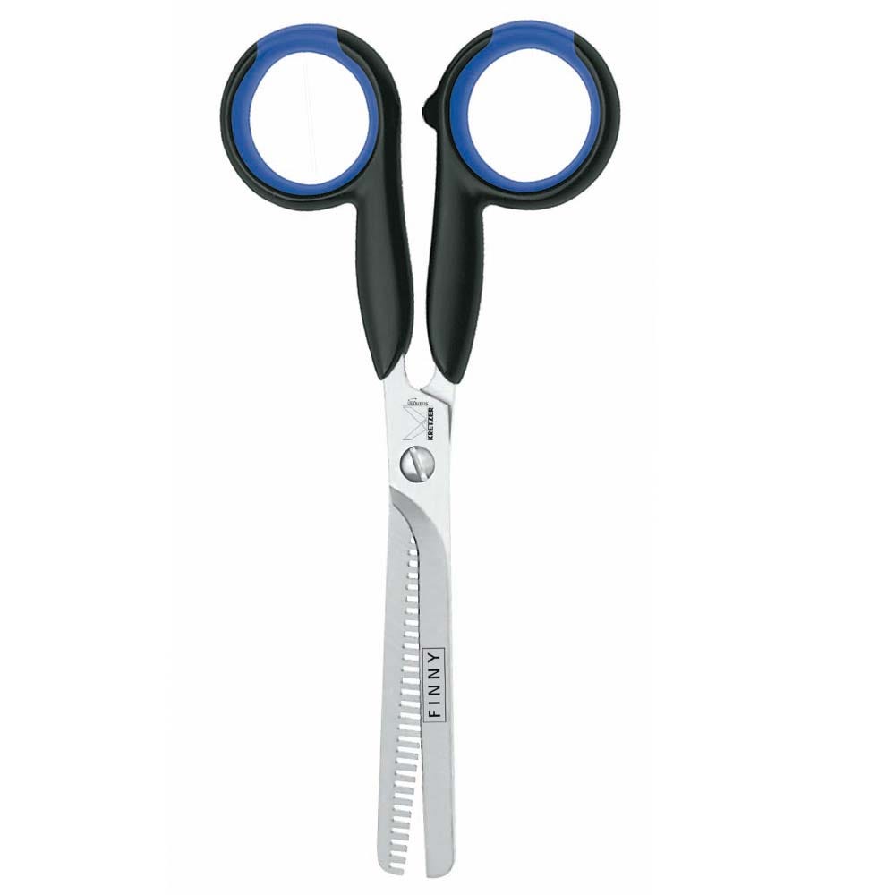 Kretzer Finny Profi schwarz-blaue Modellierschere 6