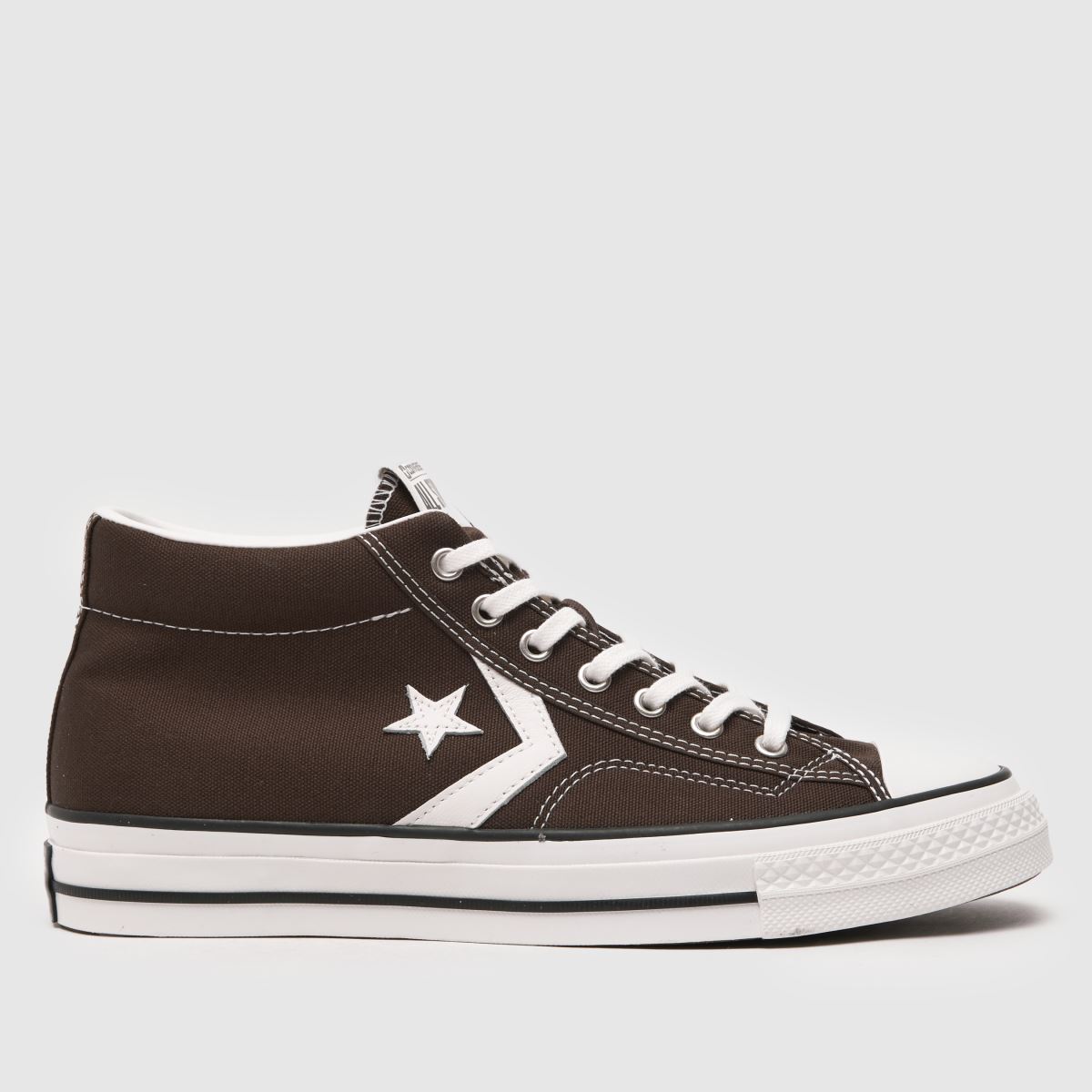 Converse – Star Player 76 – Bruna mellanhöga sneakers