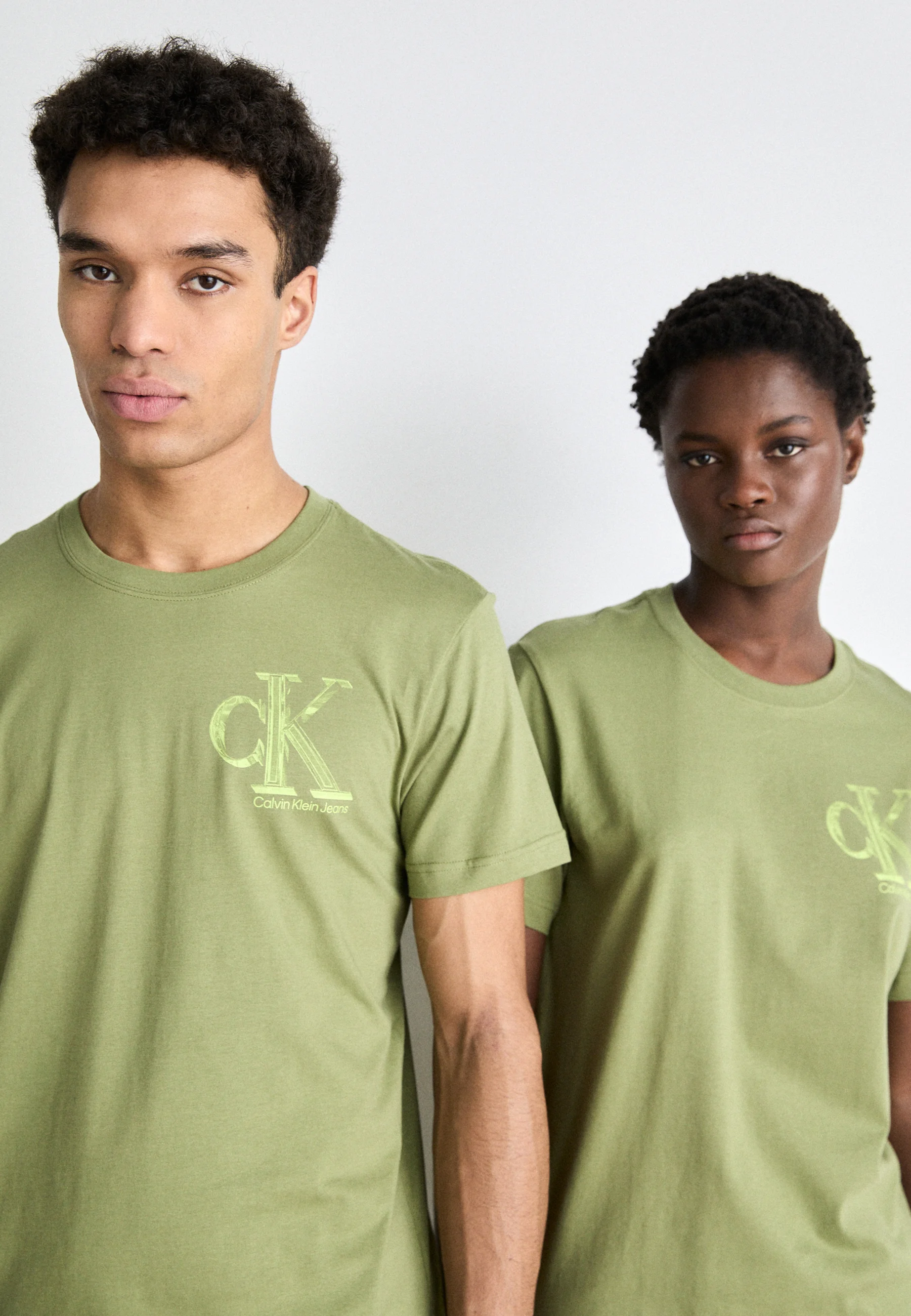 Calvin Klein Jeans META MONOGRAM TEE UNISEX - Camiseta básica