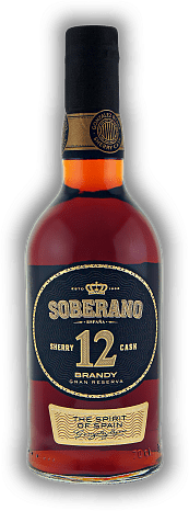 Gonzalez Byass Soberano Brandy Solera Gran Reserva 12 Gonzalez Byass Soberano Brandy Solera Gran Reserva 12  0,7	 Liter - Vol 38%