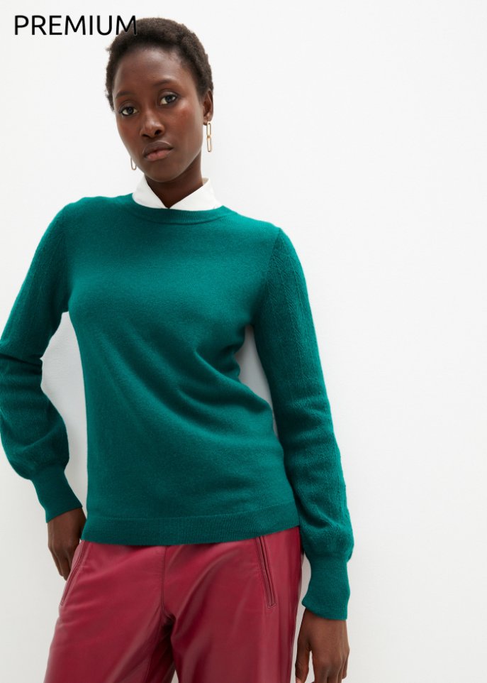 Wollpullover mit Good Cashmere Standard®-Anteil