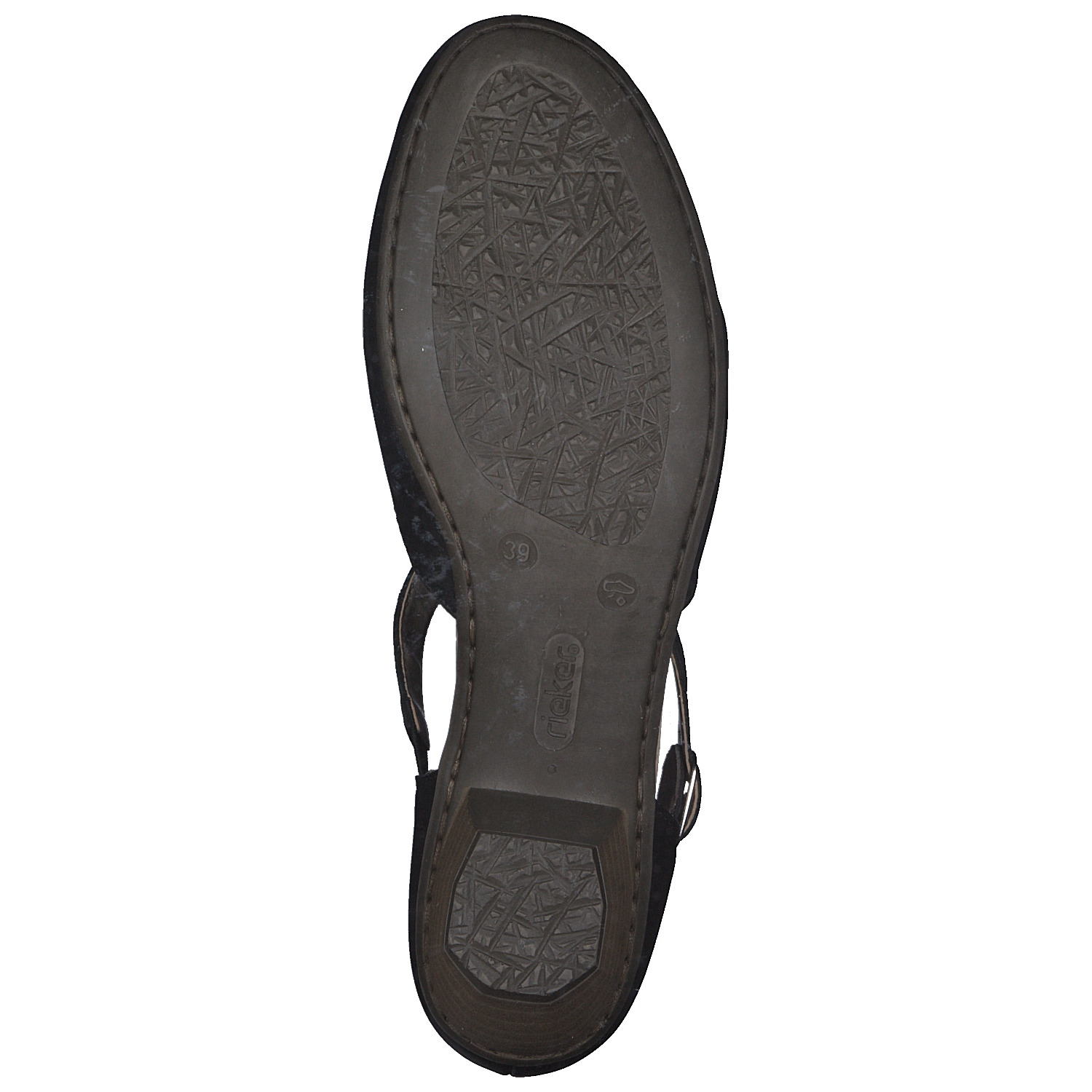 Rieker 41780, Pumps, Damen, schwarz/schwarz