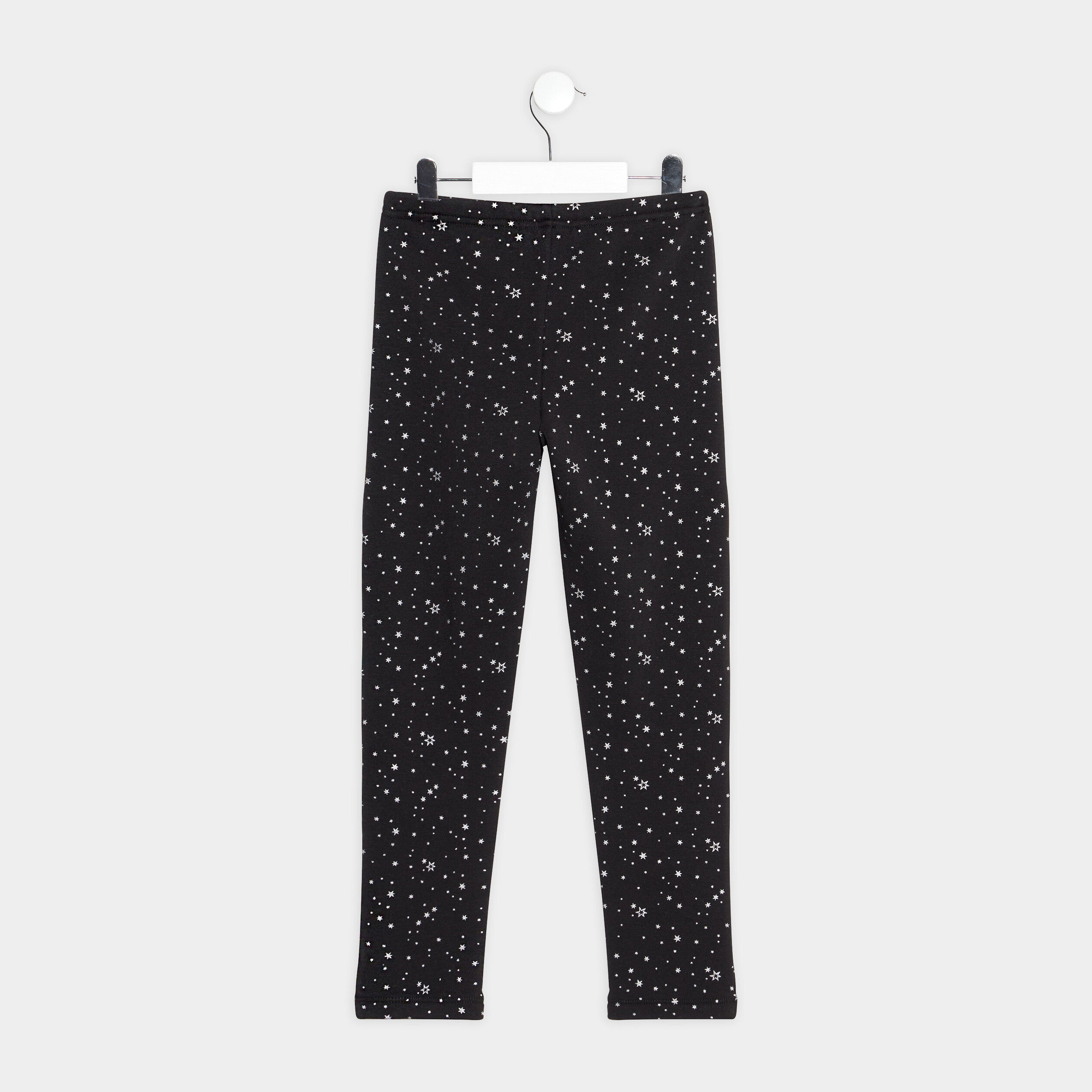 Legging doublé noir fille | La Halle