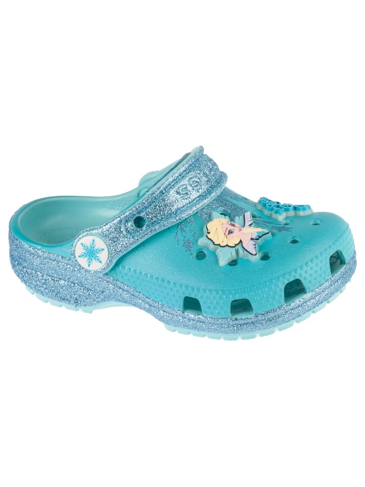 Crocs Crocs Classic Frozen Elsa Clog Kids in Blau günstig kaufen