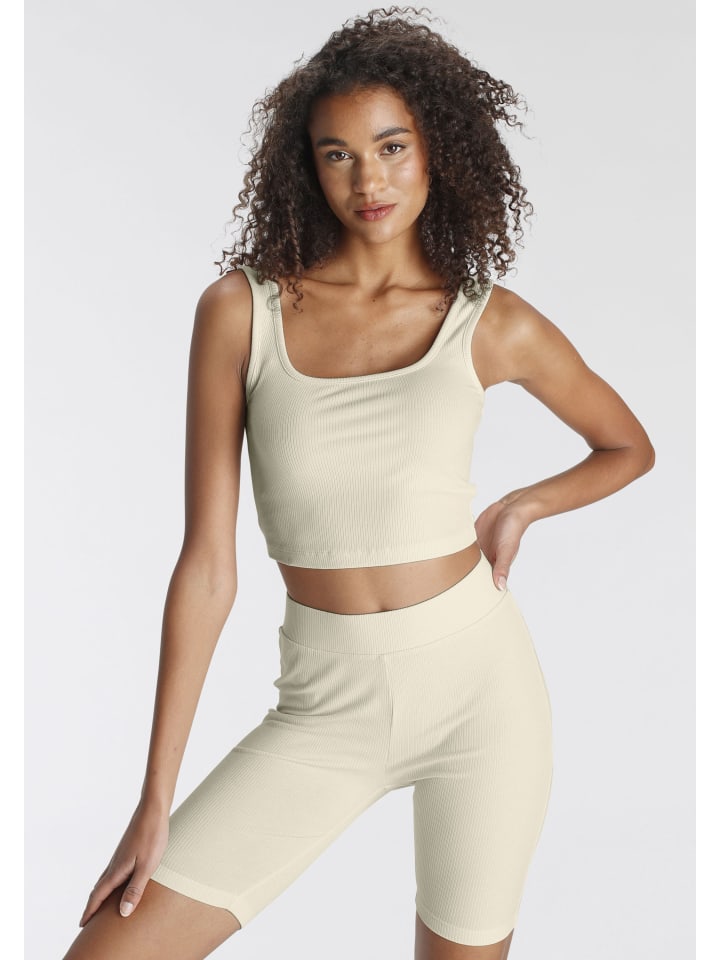 LASCANA Shorty in beige günstig kaufen