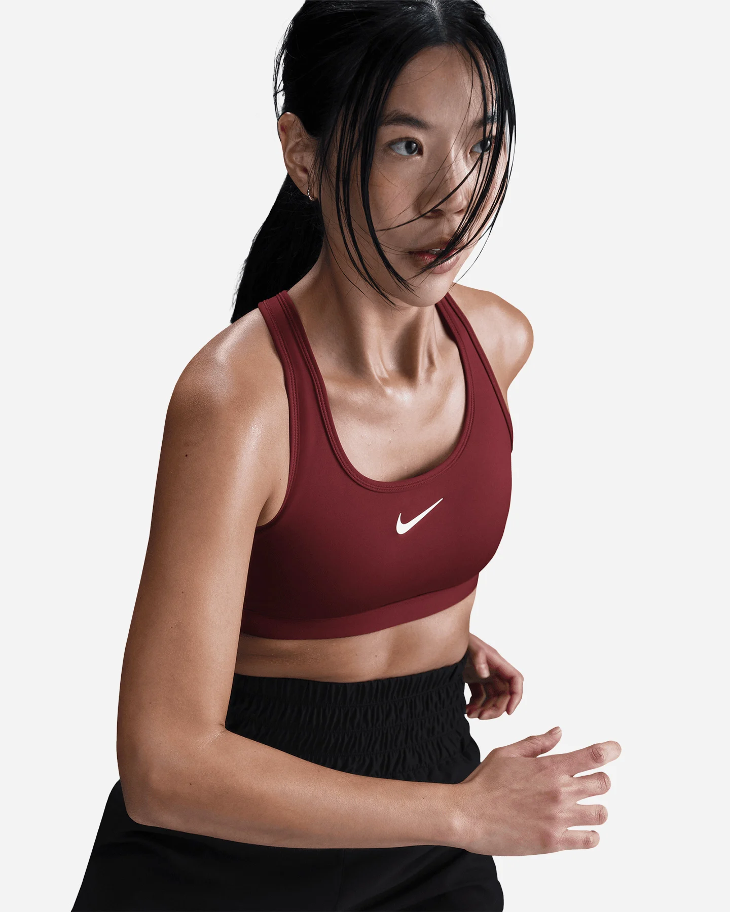 Tréningová podprsenka Nike Small Logo Swoosh W DX6821-100