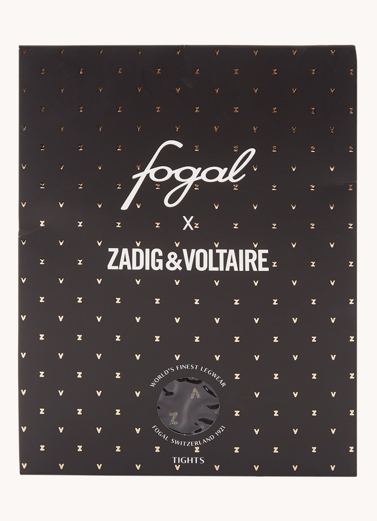 Zadig&Voltaire Collant pėdkelnės su raštu