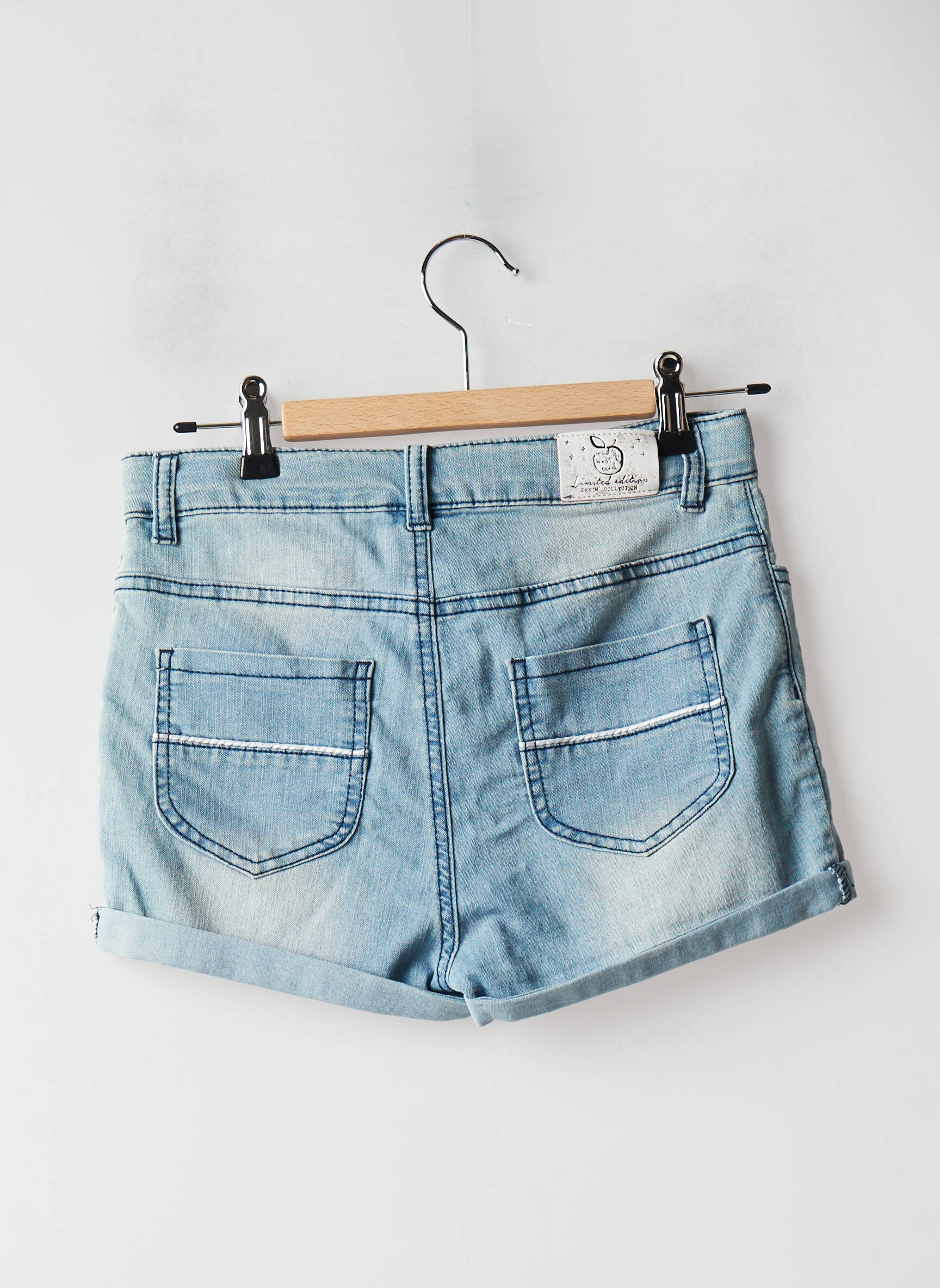 3 Pommes Shorts 1 Fille couleur bleu