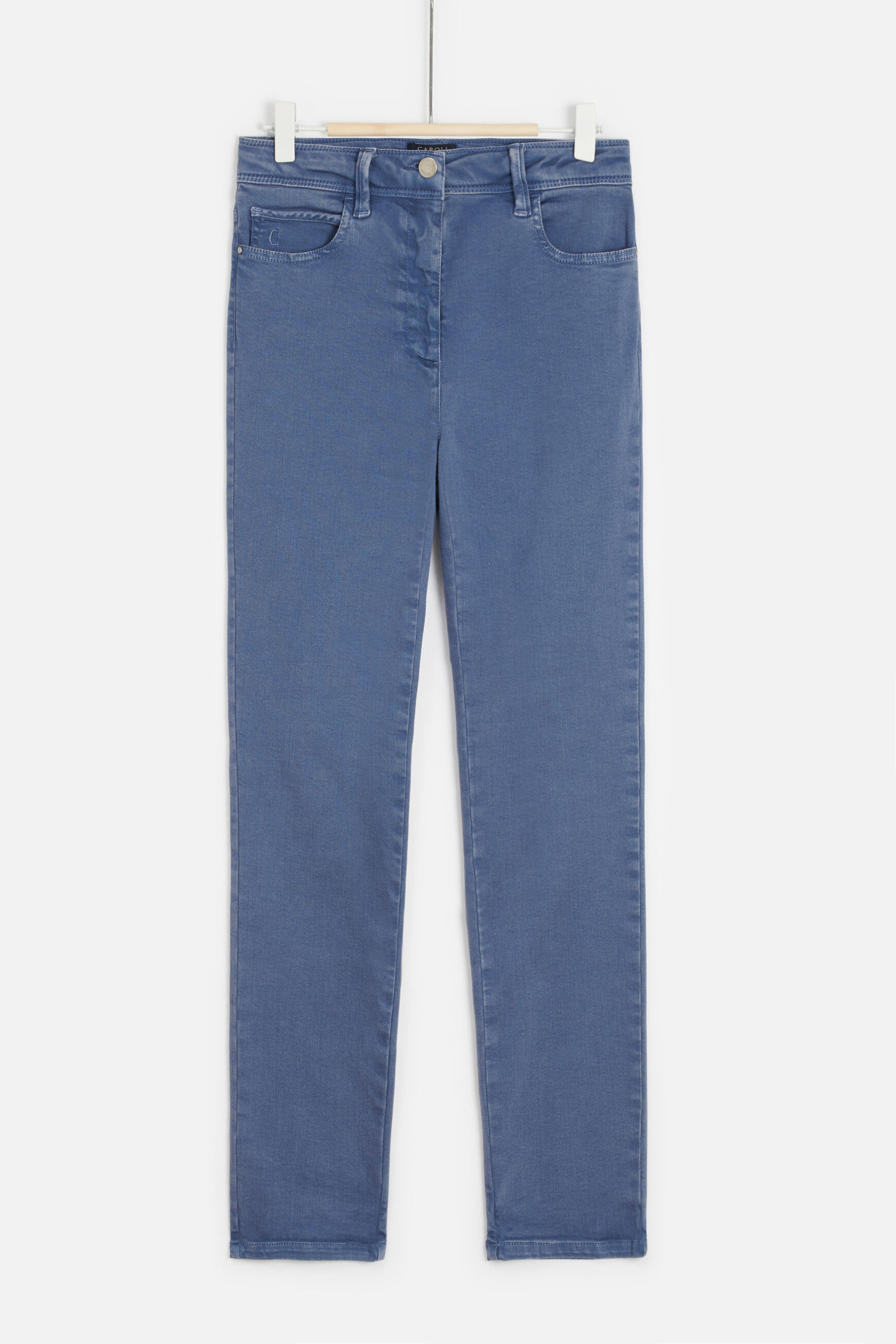 pantalon tomas bleu violet femme