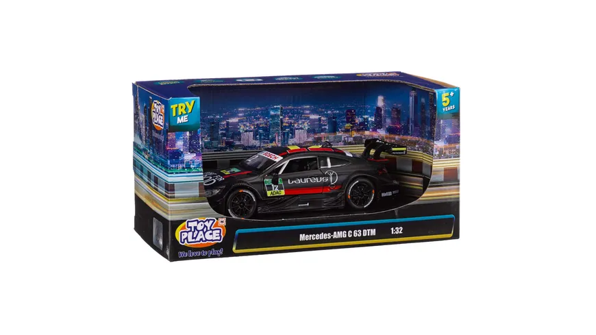 Müller - Toy Place - 1:32 Modellauto mit Rückzugmotor, Licht + Sound, sortiert