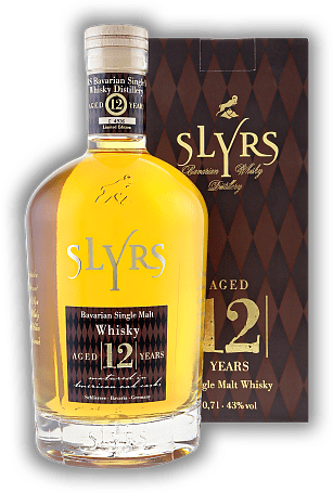 Slyrs Bavarian Single Malt Whisky 12 Years Slyrs Bavarian Single Malt Whisky 12 Years  Alter 12 J. - 0,7	 Liter - Vol 43%