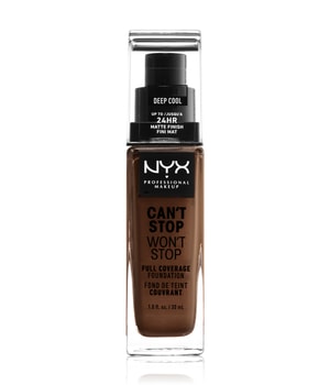 NYX Professional Makeup Can't Stop Won't Stop 24-Hour Foundation Flüssige Foundation-30 ml