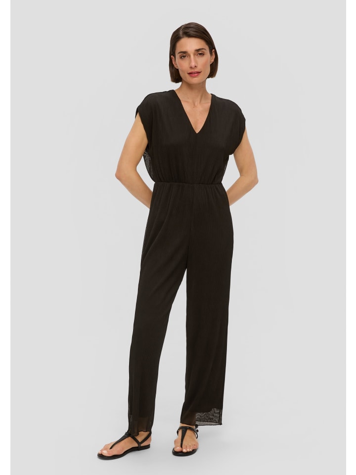 s.Oliver BLACK LABEL Overall lang in Schwarz günstig kaufen 36