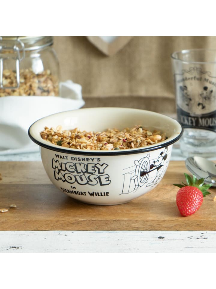 Geda Labels Müslischale Mickey in Steamboat Willie Vintage in Beige - 600 ml günstig kaufen onesize
