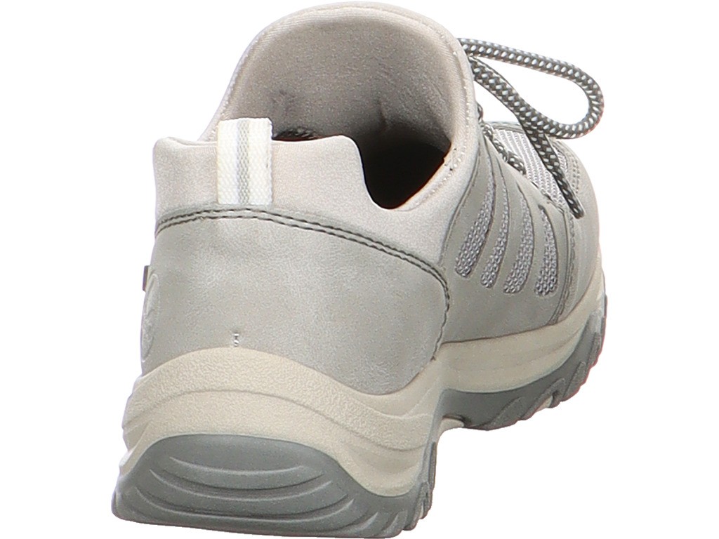 RIEKER Sportliche Slipper grau