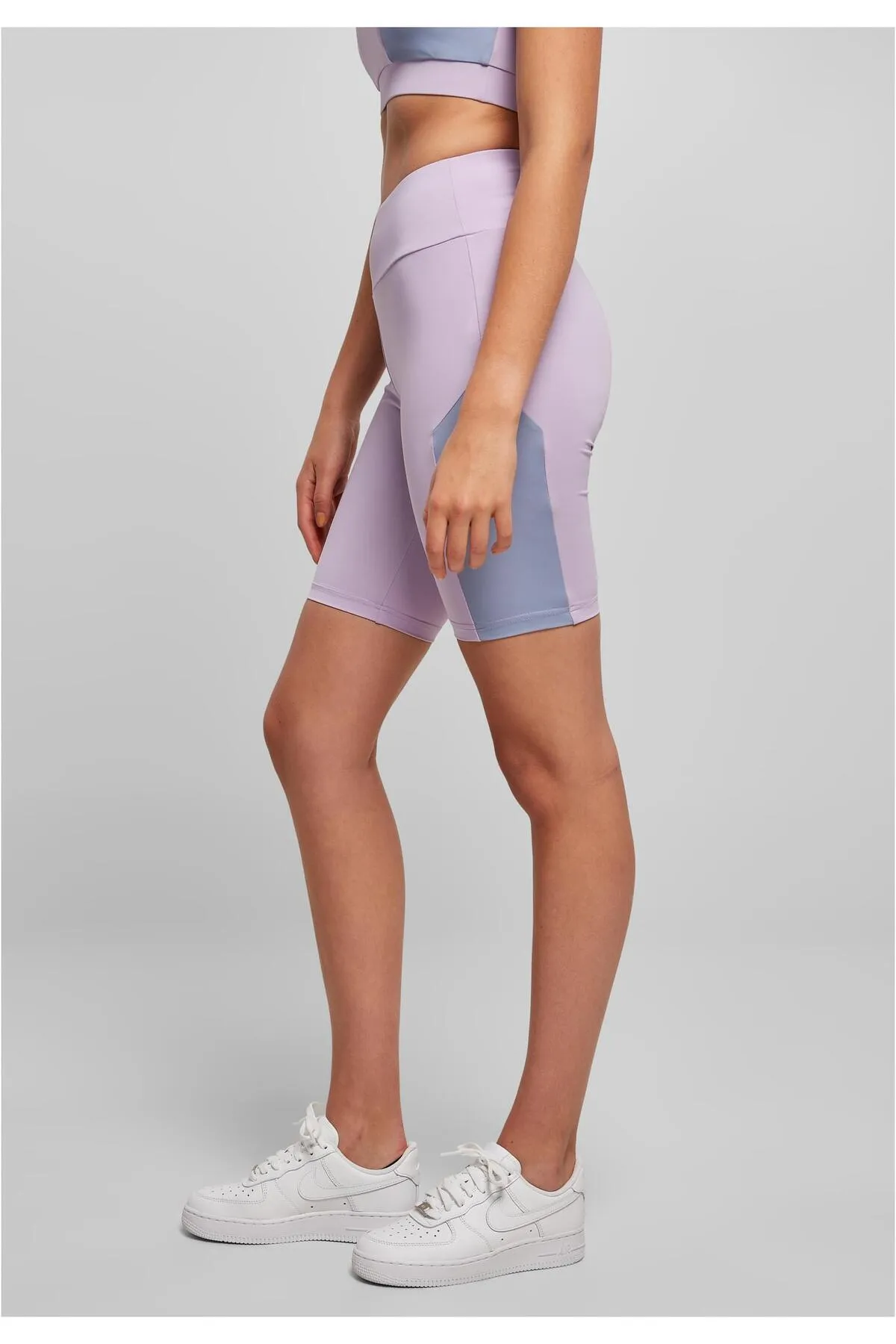 Urban Classics  Kurze Sporthose - Lila - Hoher Bund