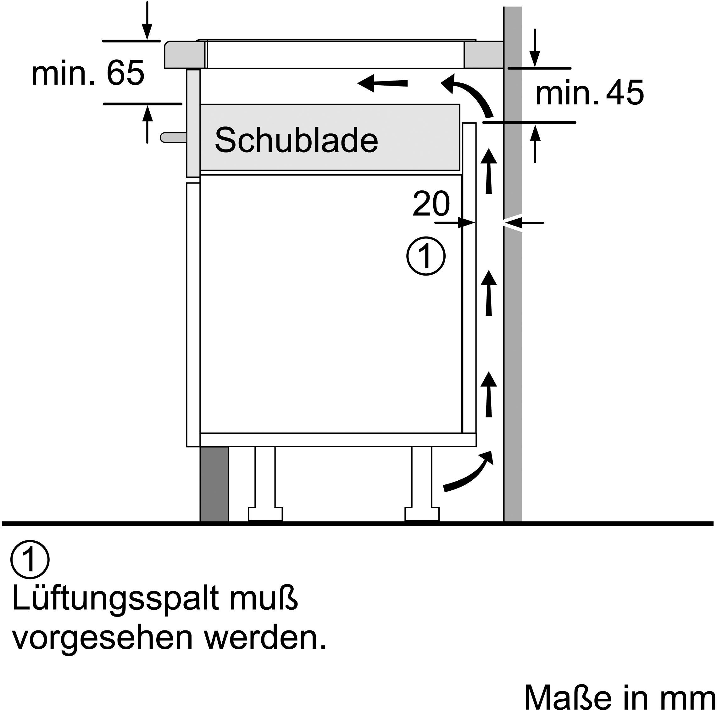 NEFF Flex-Induktions-Kochfeld von SCHOTT CERAN® N 70 T58BT20N0, mit TwistPad® Bedienung