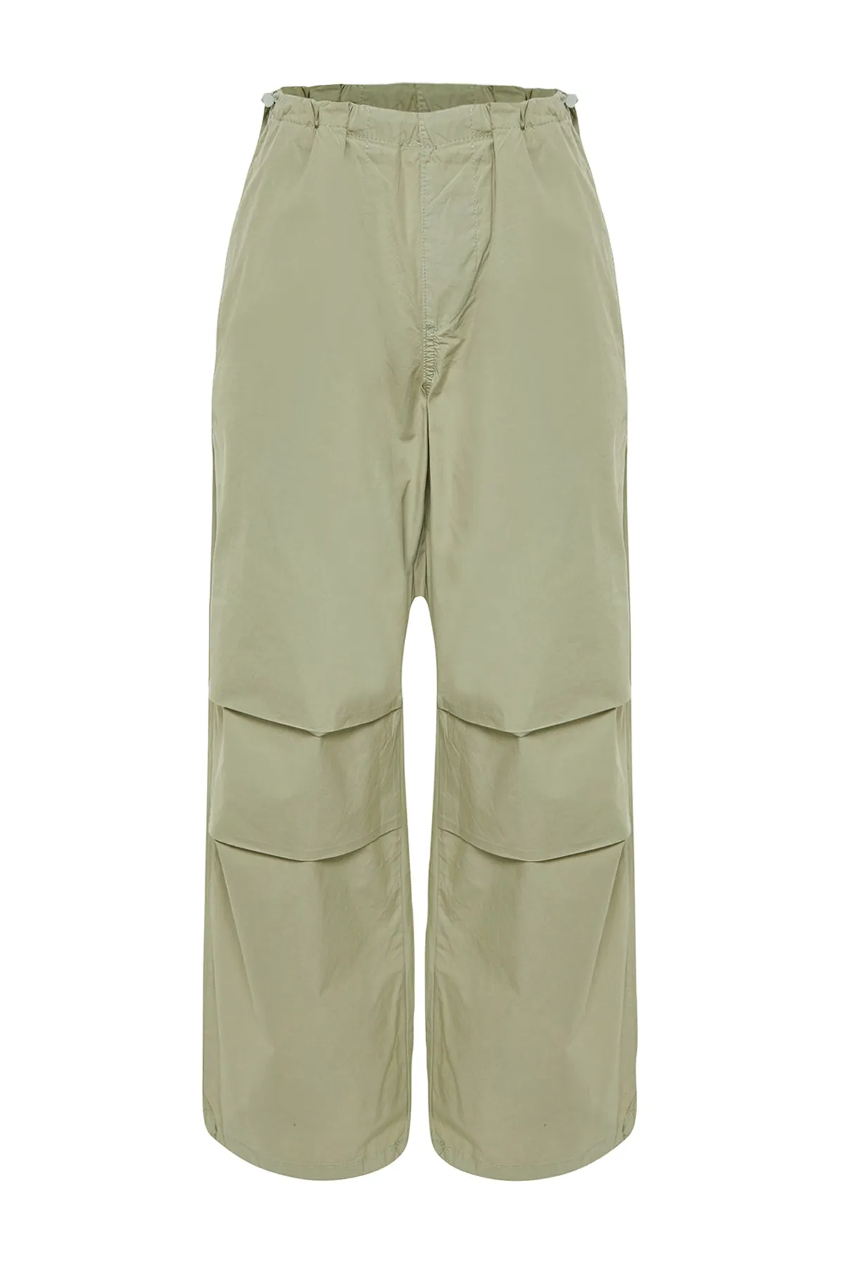 Trendyol Collection  Mint Stopped Fallschirmhose mit normaler Taille TWOAW23JE00738