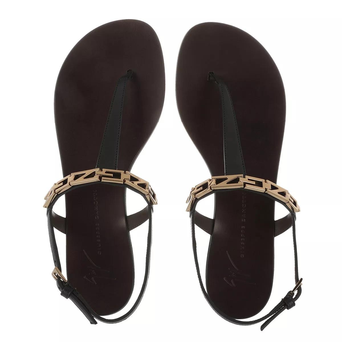GIUSEPPE ZANOTTI Zehentrenner schwarz Sandale