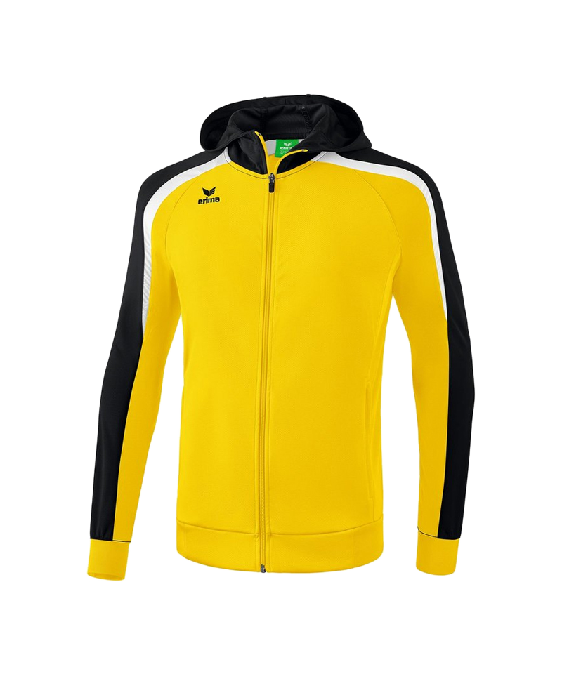 Erima Liga 2.0 Kapuzenjacke Gelb Schwarz
