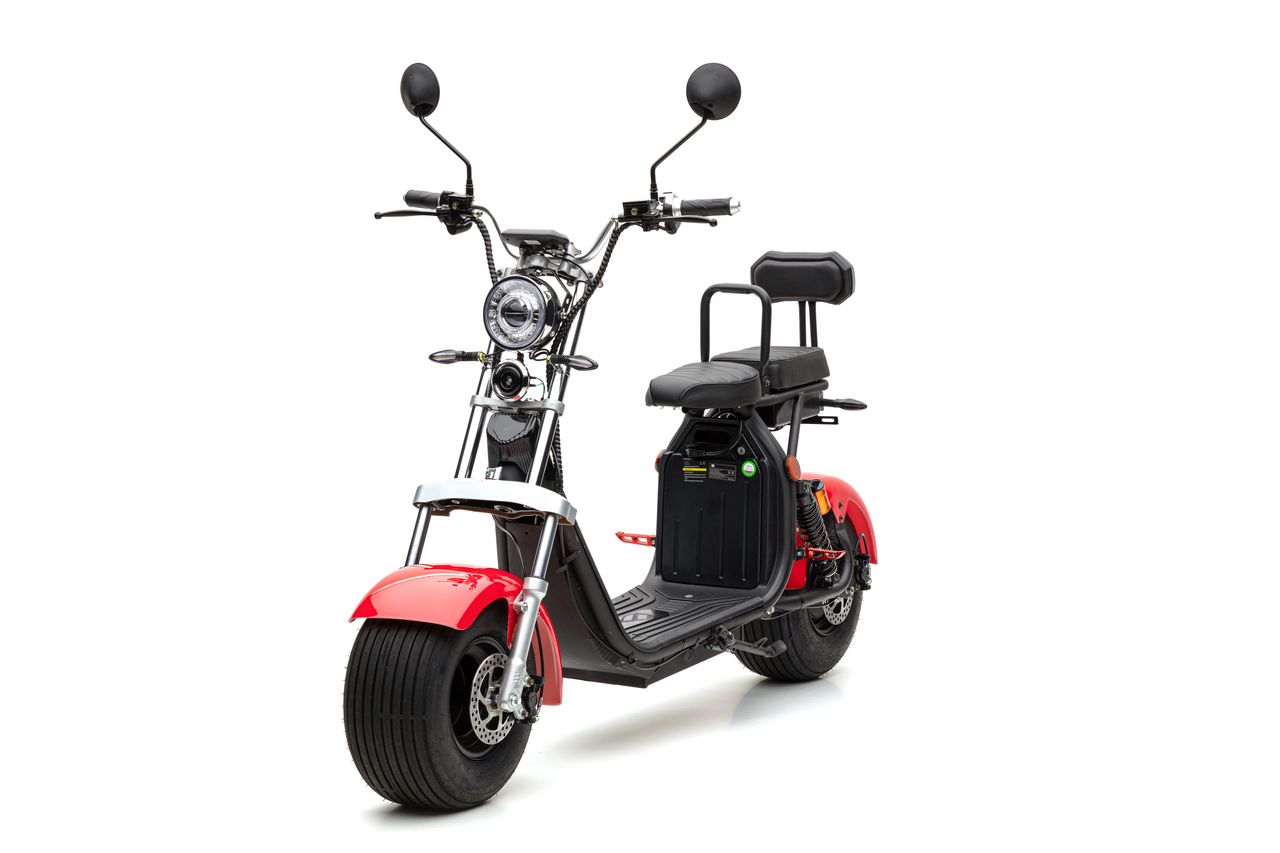 Econelo Elektro Zweiradroller ECONELO Chopper  CMD 05 Rot