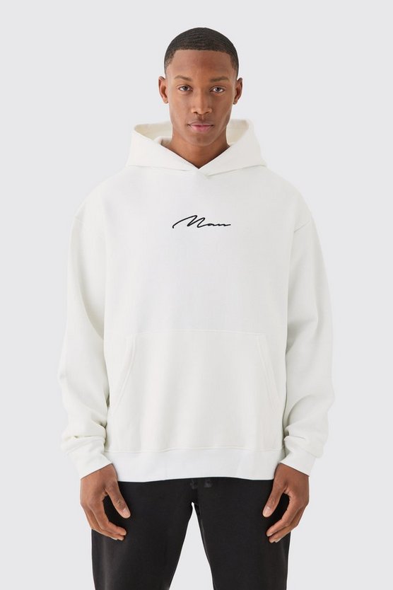 Oversize Man Signature Hoodie