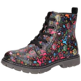 Puccetti Schnür Boots in bunt