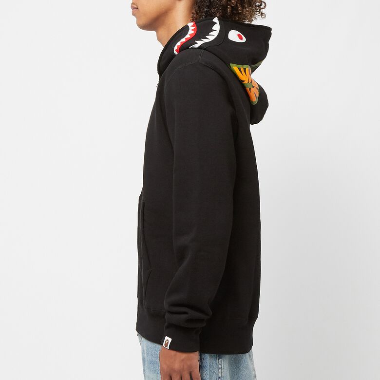 A Bathing Ape Shark Full Zip Hoodie M Black