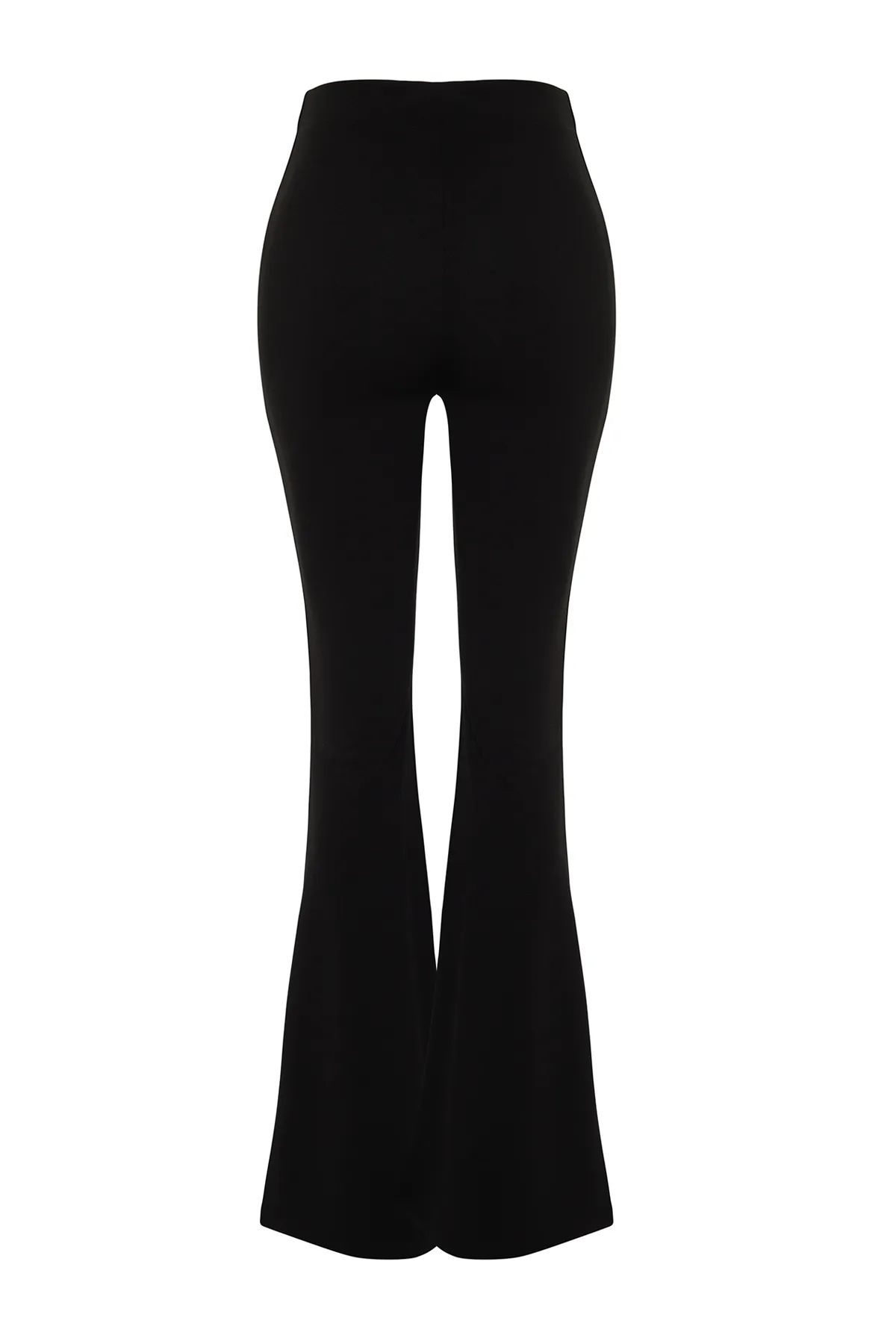 Trendyol Collection  Schwarze gestrickte, glänzende, juwelenbesetzte Hose TPRSS24PL00008