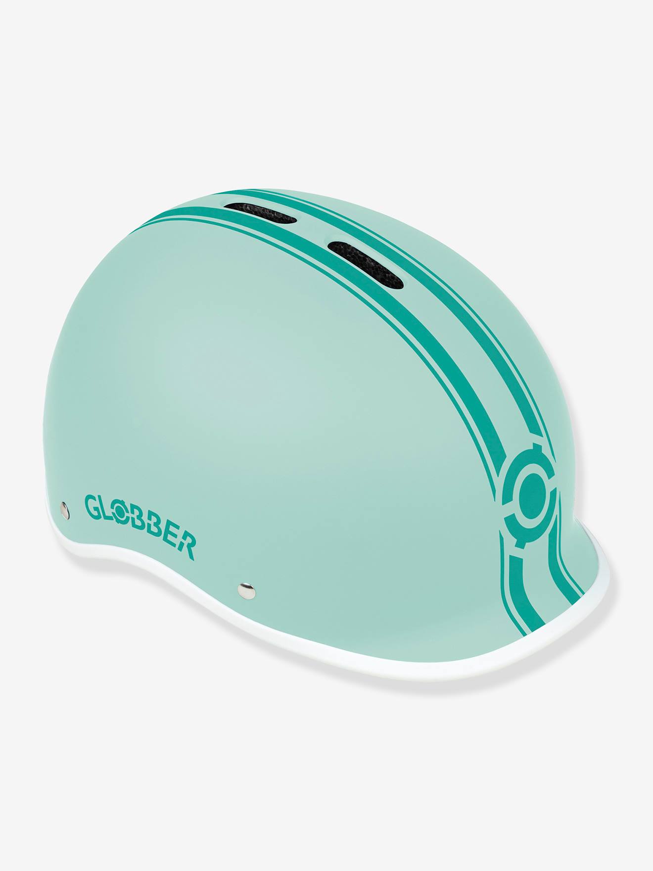 Globber Kinder Helm Urban GLOBBER mit LED-Rücklicht, 47-51 cm - mintgrün