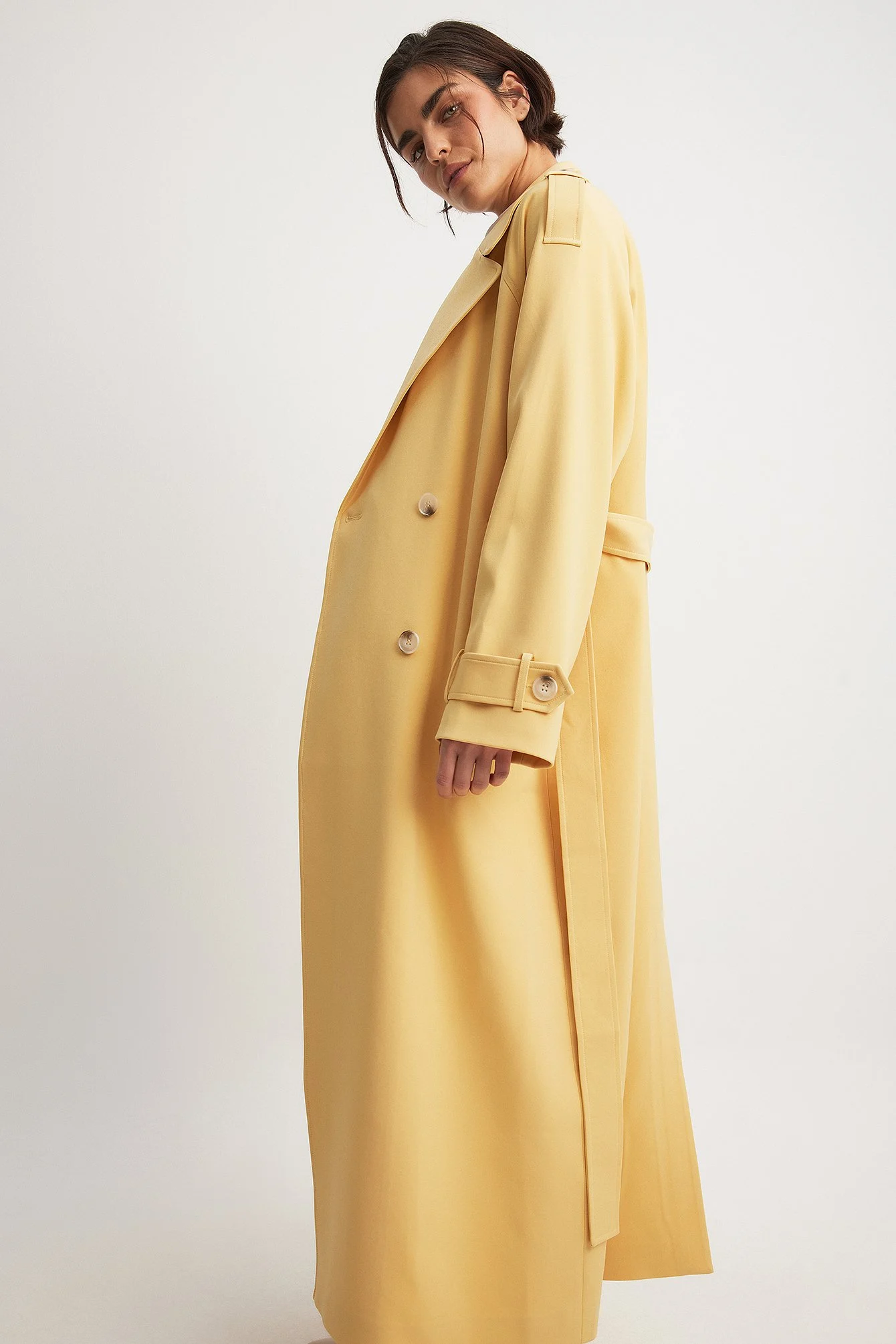 Langer Trenchcoat