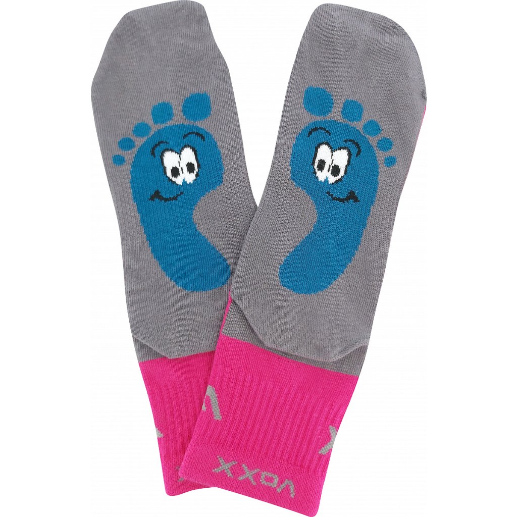 Voxx Barefootik Mix B Girls Barfußsocken, 3 Paare