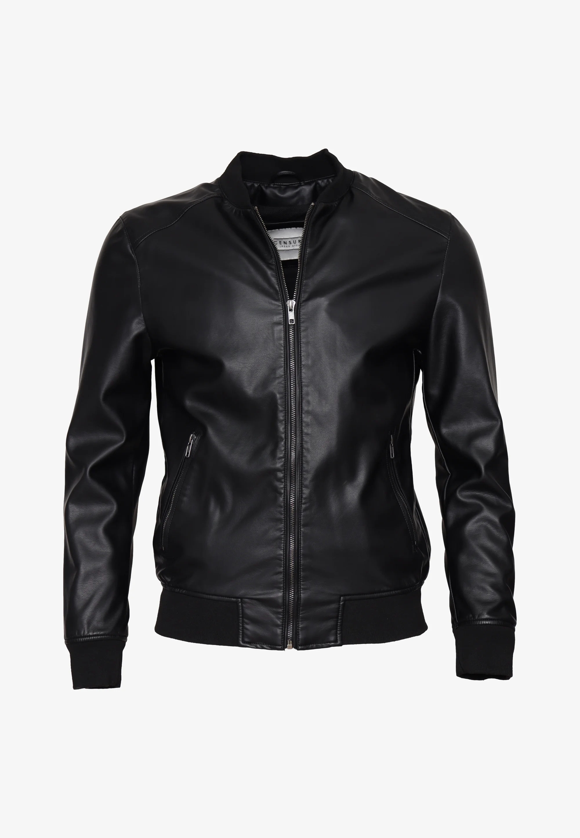 Chaqueta de cuero ECOPEL censurada