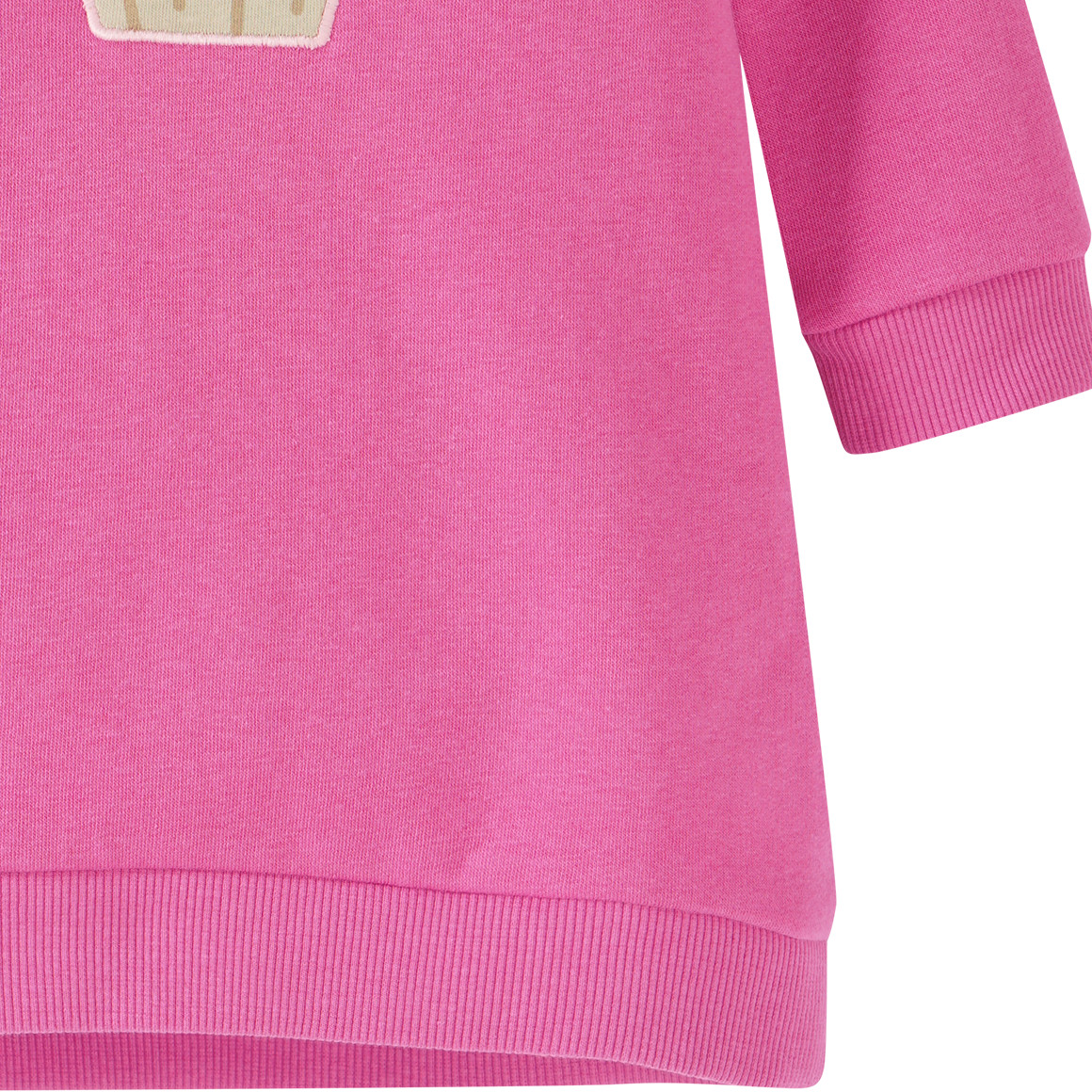 Baby Sweatkleid mit Cupcake-Applikation