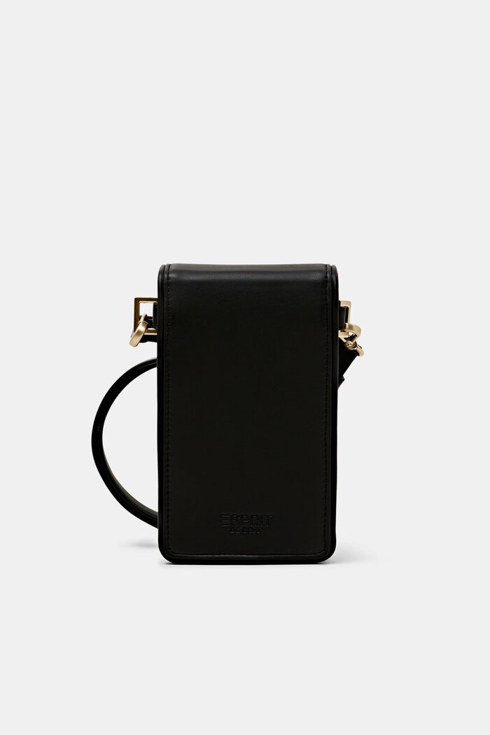 Kleine Handytasche zum Umhängen in Lederoptik