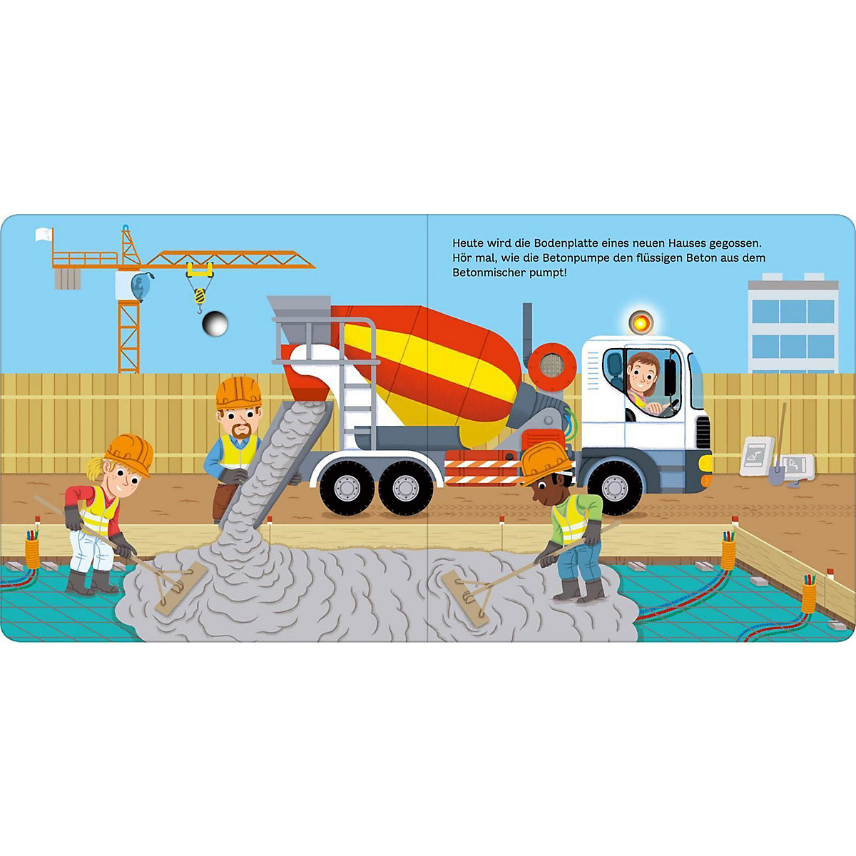 Mein blinkendes Soundbuch - Auf der Baustelle