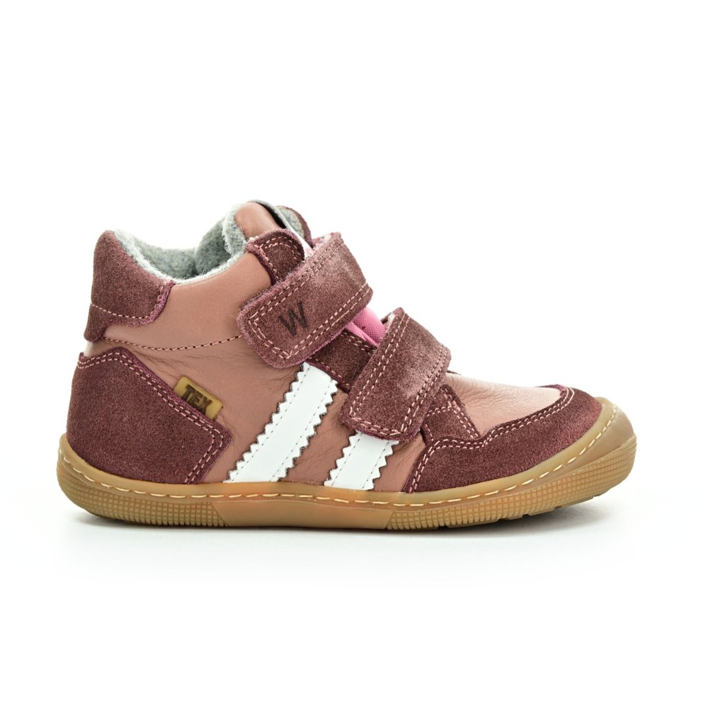 Koel4kids Kurt W Tex Merino Pink Winterbarfußschuhe