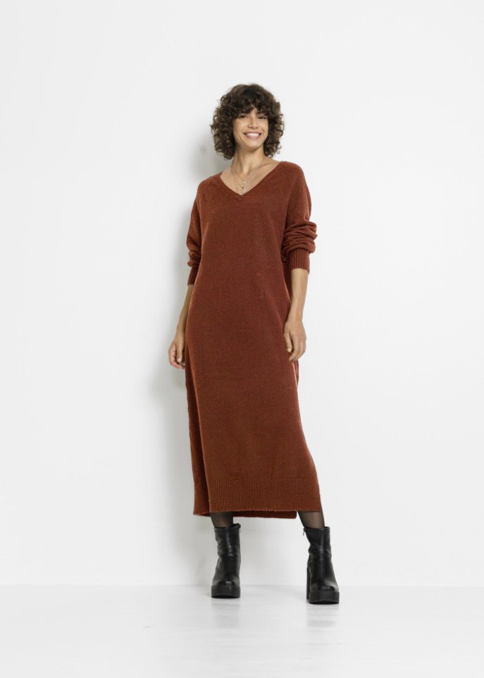 Oversized Strickkleid