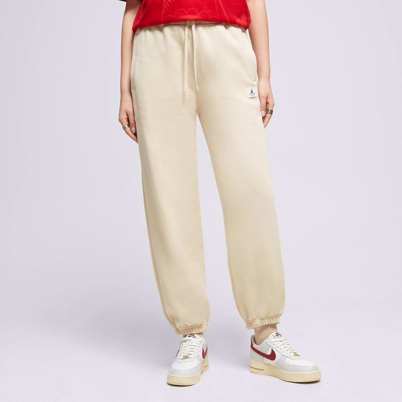 HOSE W JORDAN FLT FLC PANT Beige