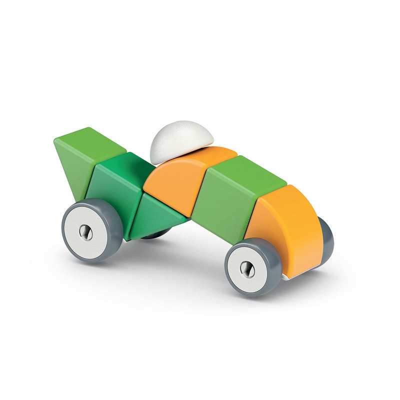 Coffret de construction Geomag magnétique avec roues