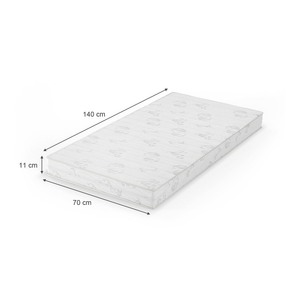 Komfortschaummatratze Calma Comfort Kaltschaummatratze 70x140 Kinder H2, VitaliSpa®, 11 cm hoch