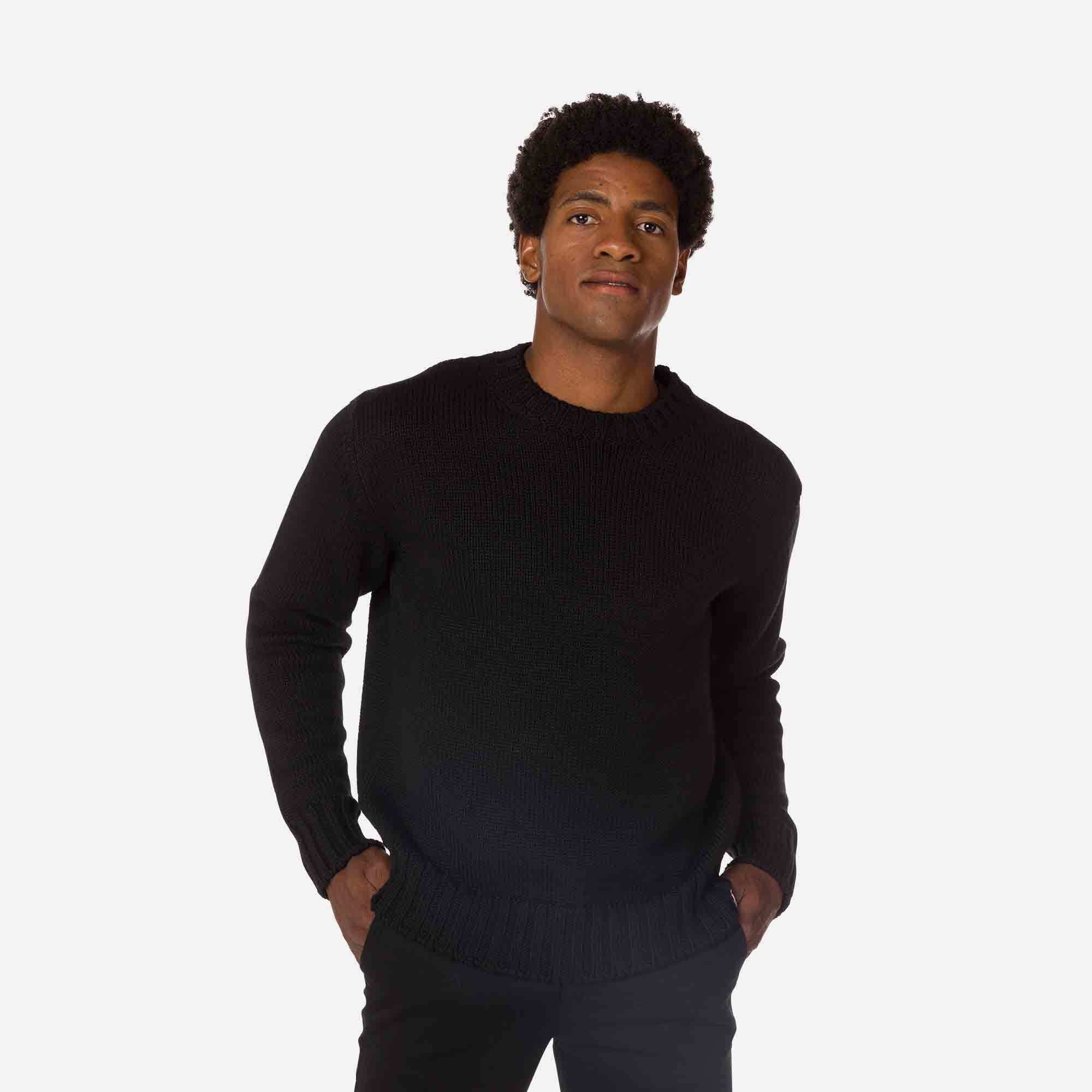 Pull Over en maille à col rond Homme