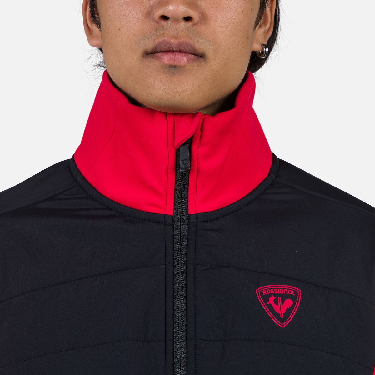 Herrenjacke mit durchgehendem Reißverschluss Classique Hybrid