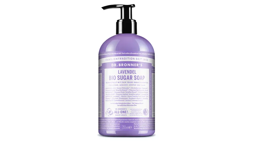 DR. BRONNER'S Shikakai Hand- & Körperseife - Lavendel 355 ml