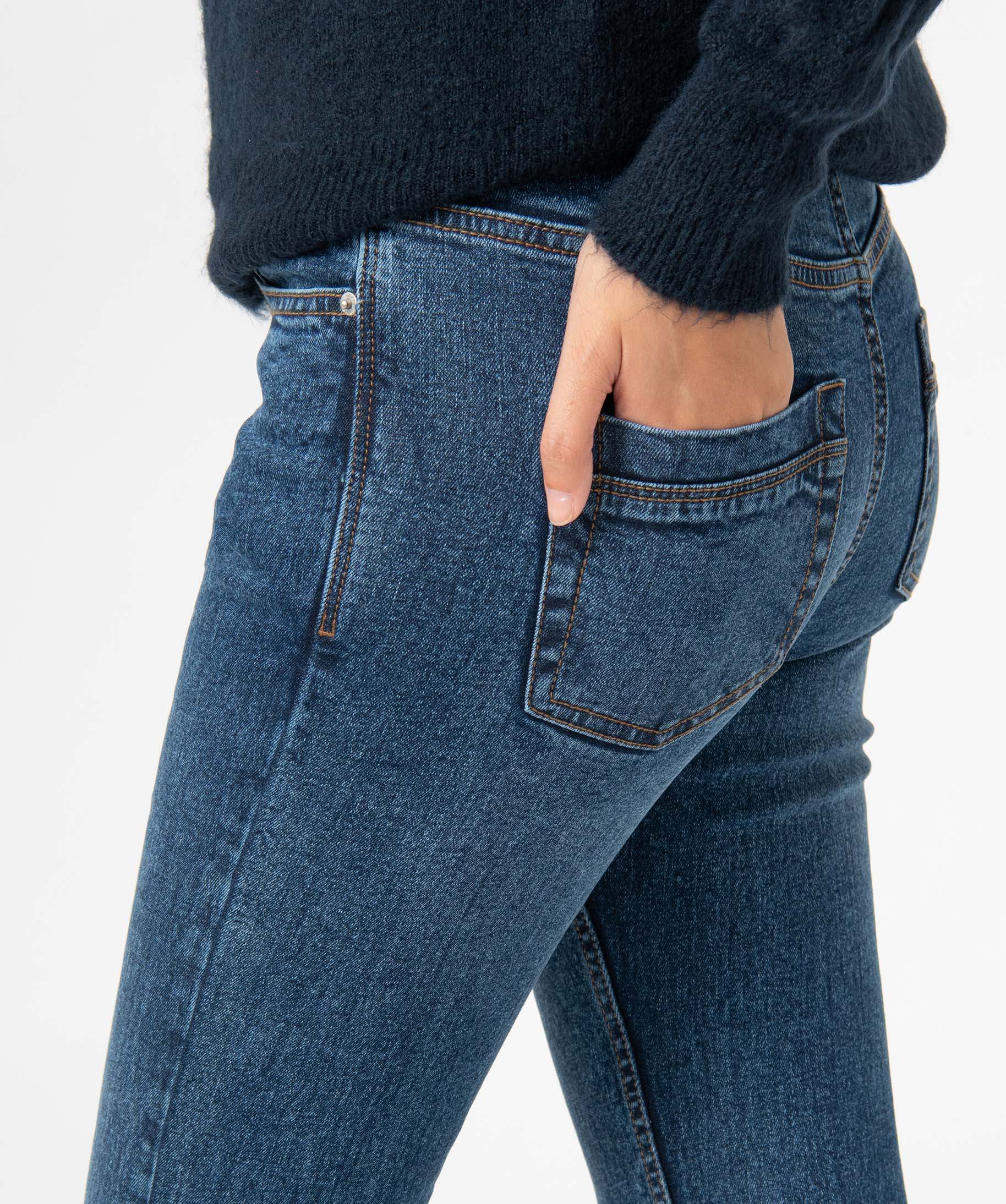 Jean femme coupe Bootcut taille haute brut | GEMO