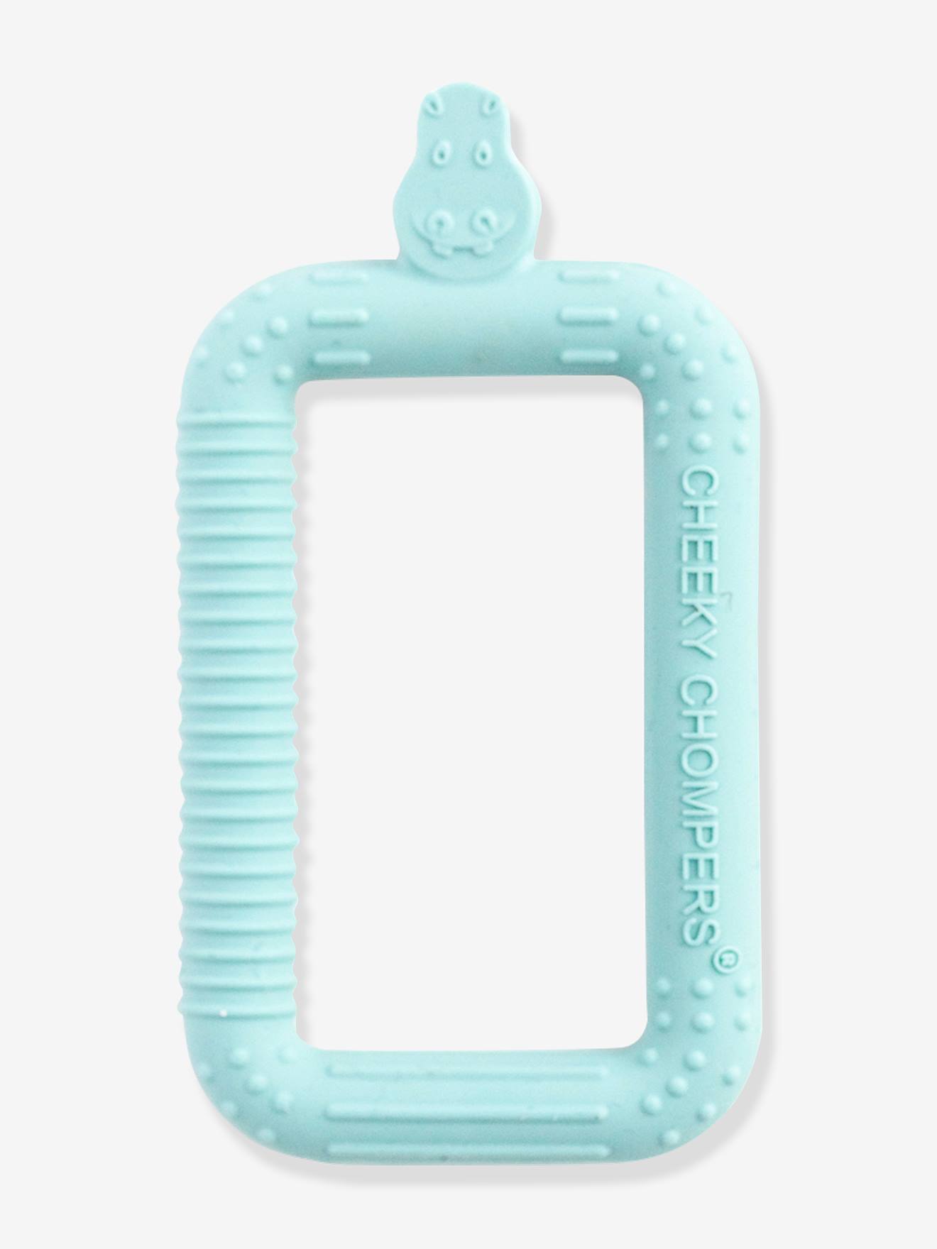 Set de 2 Flexi-Brush CHEEKY CHOMPERS gris + vert d'eau