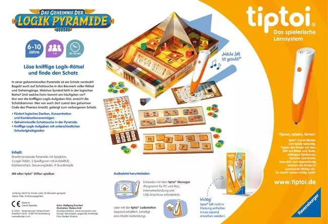 tiptoi® Das Geheimnis der Logik-Pyramide - Lernspiel ab 6 Jahren