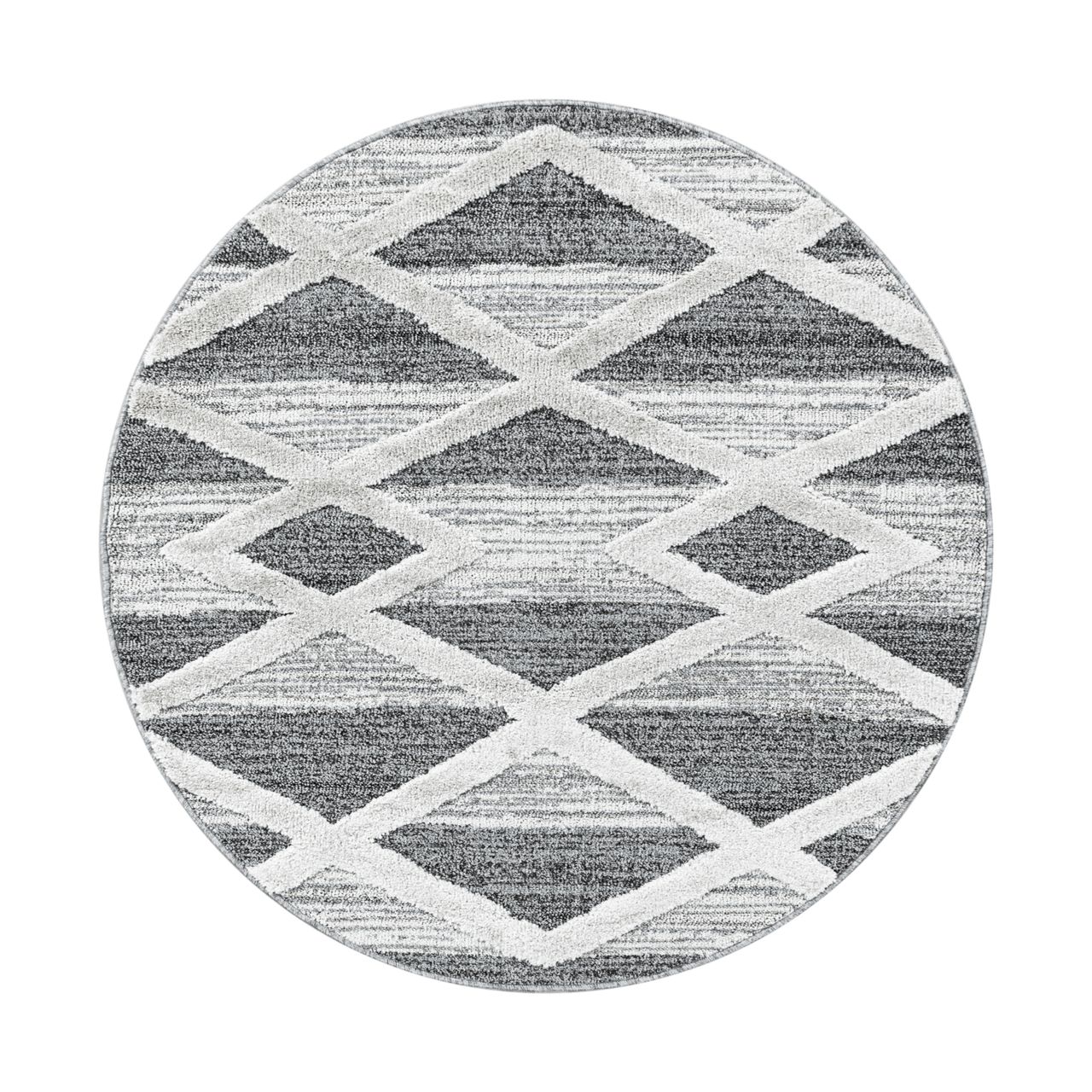Ayyildiz Teppich, PISA 4709, GREY, 160 x 160 cm